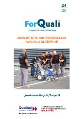 Formations professionnelles ForQuali