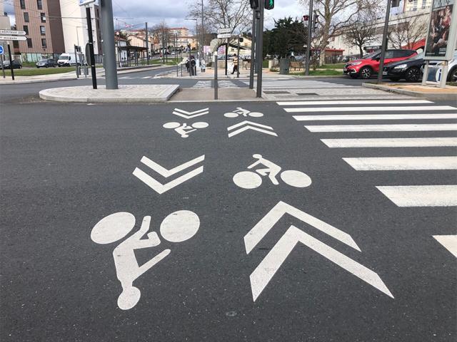 Aménagement de micromobilité avec piste cyclable 1